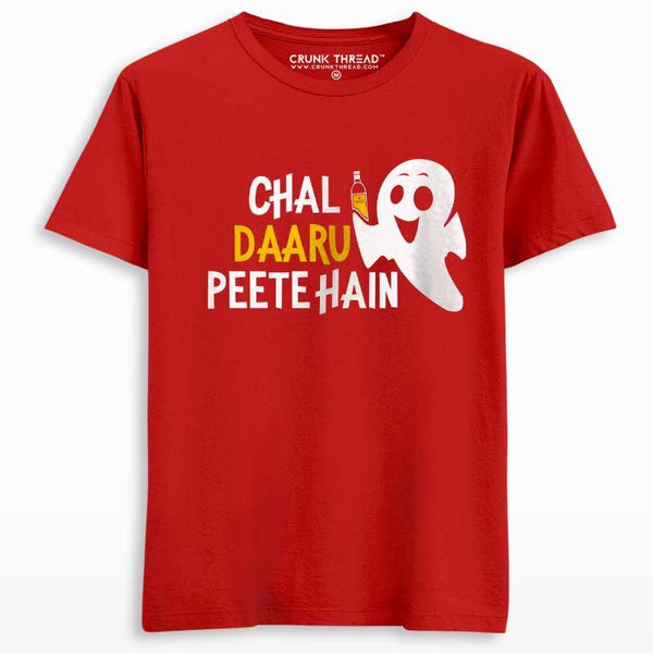 Chal Daaru Peete Hain Unisex T-shirt - Crunk Thread