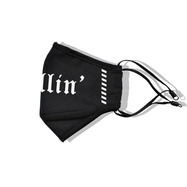 Chillin Face Mask With Nose Clip & Adjustable Ear Loop - Crunk Thread