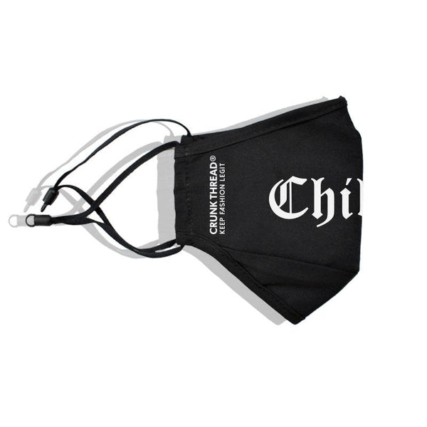 Chillin Face Mask With Nose Clip & Adjustable Ear Loop - Crunk Thread