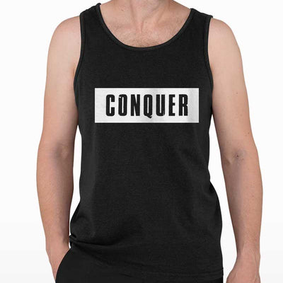Conquer Printed Tank Top - Crunk Thread