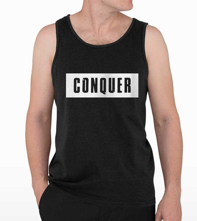 Conquer Printed Tank Top - Crunk Thread