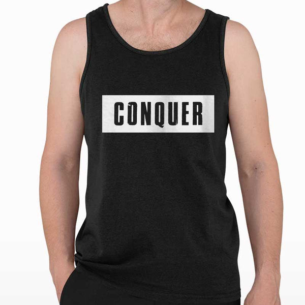 Conquer Printed Tank Top - Crunk Thread