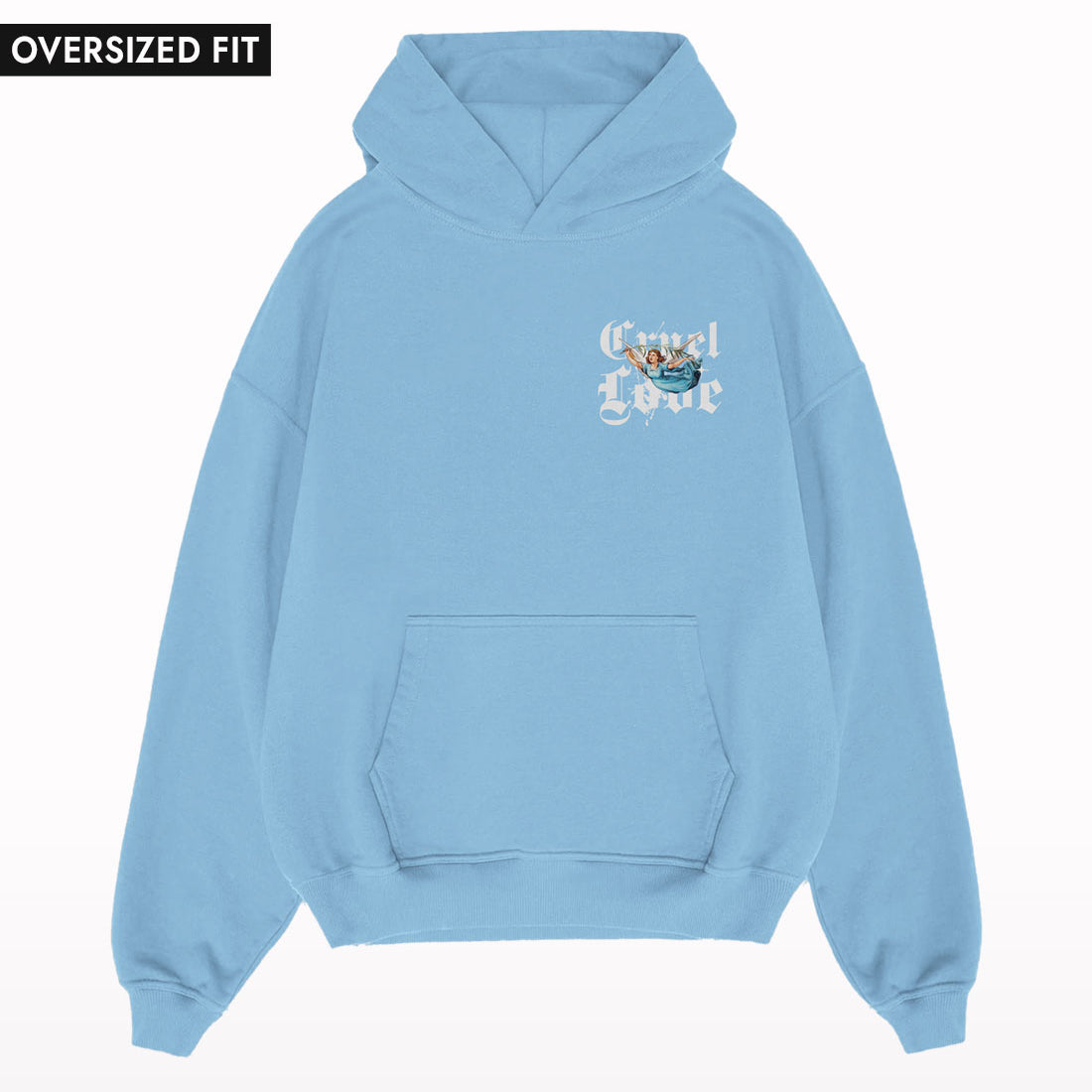Cruel Love Oversized Hoodie - Crunk Thread