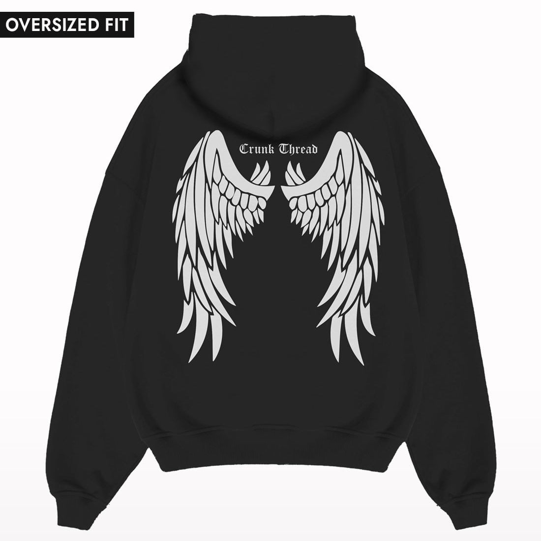 Angel Wings Oversized Hoodie - Crunk Thread