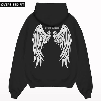 Angel Wings Oversized Hoodie - Crunk Thread