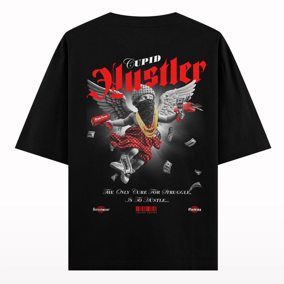 Crunk Thread Hustler Cupid Oversized T-shirt - Crunk Thread