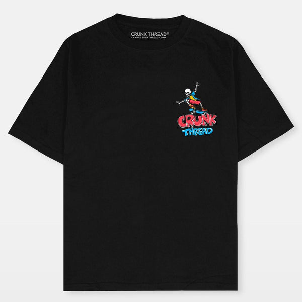Crunk Thread Doodle Hip Hop Oversized T-shirt - Crunk Thread