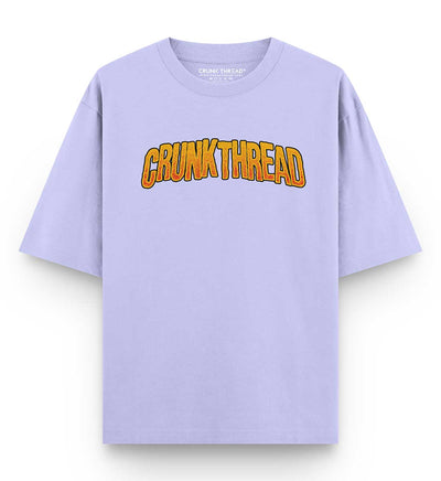 Crunk Thread Skull Fire Lavender T-shirt