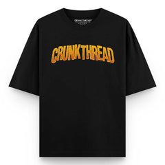 Skull Fire Crunk Thread Oversized T-shirt