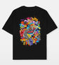 Crunk Thread Doodle Hip Hop Oversized T-shirt