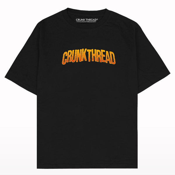Skull Fire Crunk Thread Oversized T-shirt - Crunk Thread