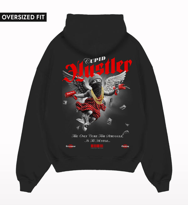 Cupid Hustler Oversized Hoodie.