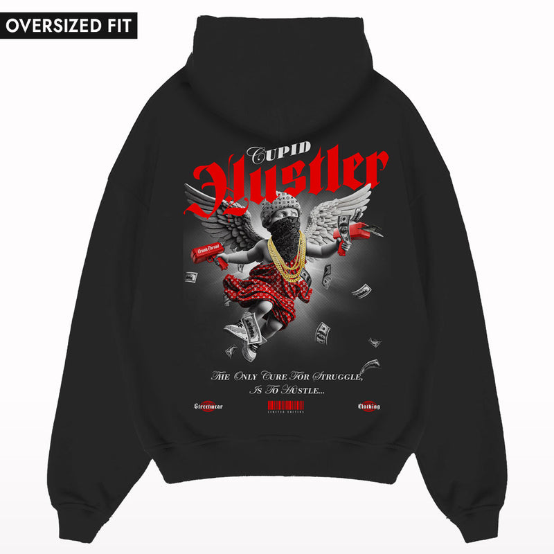 Cupid Hustler Oversized Hoodie.