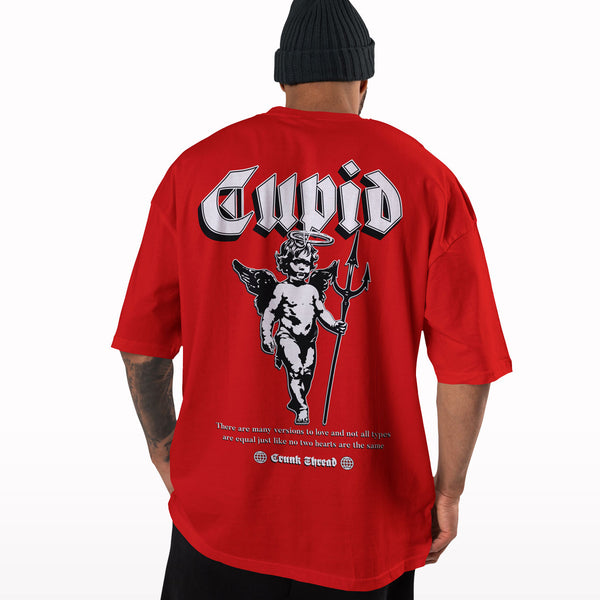 Cupid Love Red Oversized T-shirt - Crunk Thread