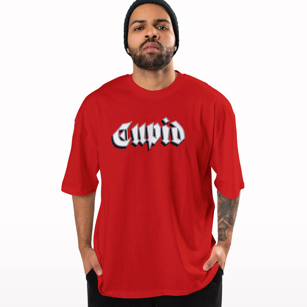 Cupid Love Red Oversized T-shirt - Crunk Thread