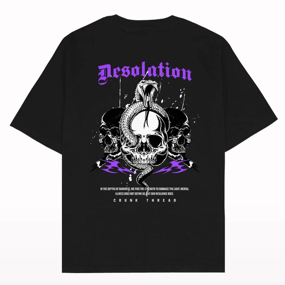 Desolation Oversized T-shirt - Crunk Thread