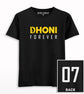 Dhoni Forever Front-Back Half Sleeve T-shirt