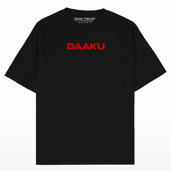 Daaku Balaclava Mask Oversized T-shirt - Crunk Thread