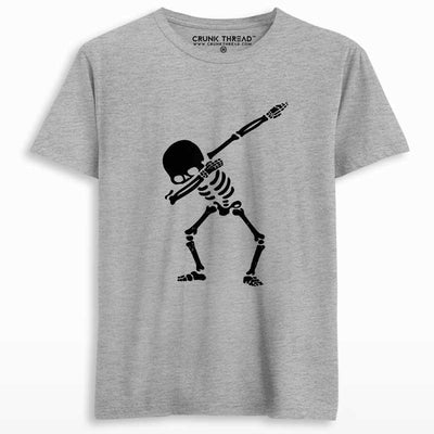 Dabbing Skeleton Men's Printed T-shirt - Crunk Thread