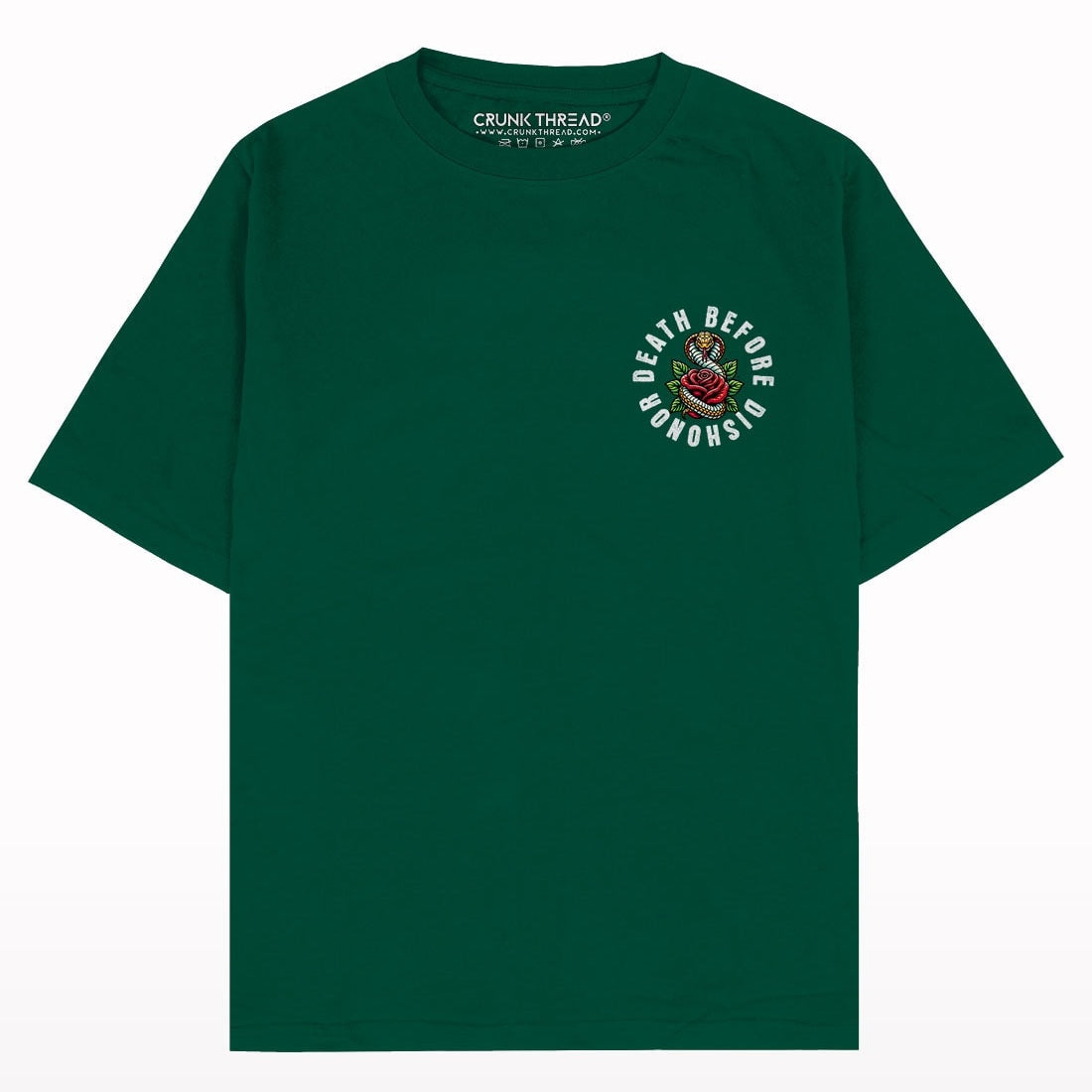 Death Before Dishonor Oversized T-shirt - Crunk Thread