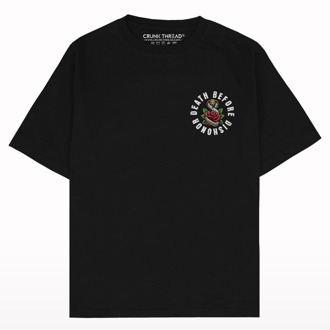 Death Before Dishonor Oversized T-shirt - Crunk Thread