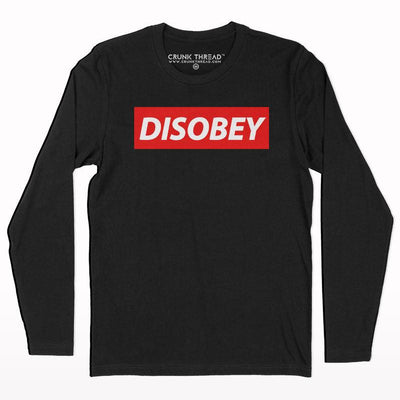 Disobey Full sleeve T-shirt - Crunk Thread