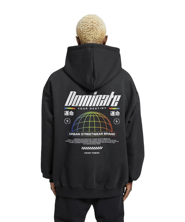 Dominate Y2k Relaxed Fit Drop Shoulder Hoodie