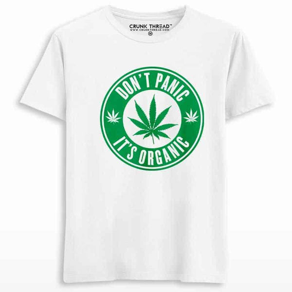 Dont Panic Its Organic T-shirt - Crunk Thread
