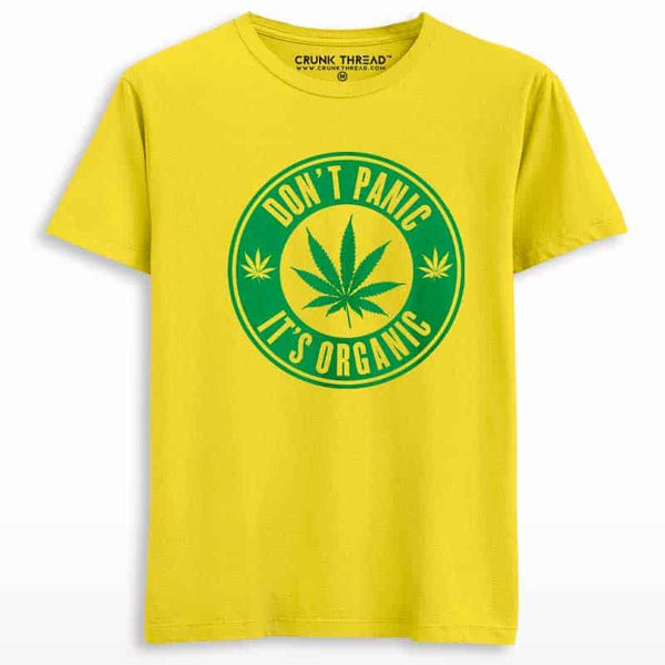 Dont Panic Its Organic T-shirt - Crunk Thread