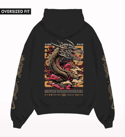 Dragon Oversized Hoodie - Crunk Thread