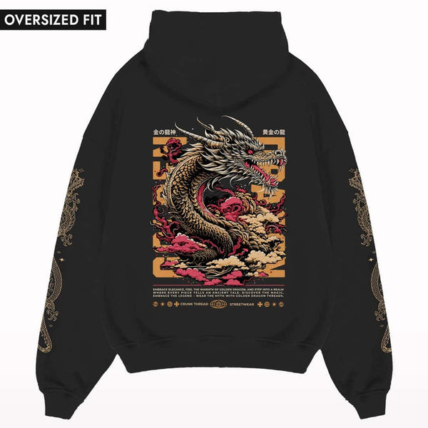 Dragon Oversized Hoodie - Crunk Thread