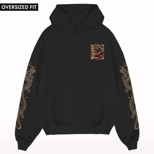 Dragon Oversized Hoodie - Crunk Thread