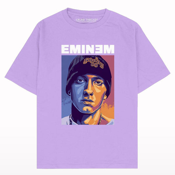 Eminem Rap God Graphic Oversized T-shirt - Crunk Thread