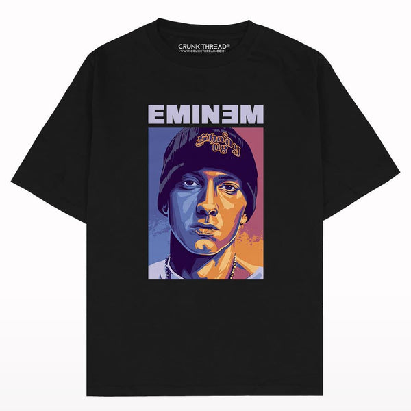 Eminem Rap God Graphic Oversized T-shirt - Crunk Thread