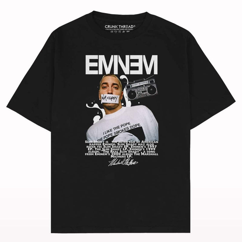 Eminem Slim Shady Oversized T-shirt – Crunk Thread