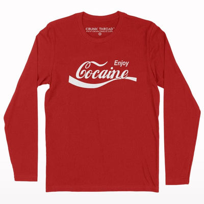 Enjoy Cocaine Full Sleeve T-shirt - Crunk Thread