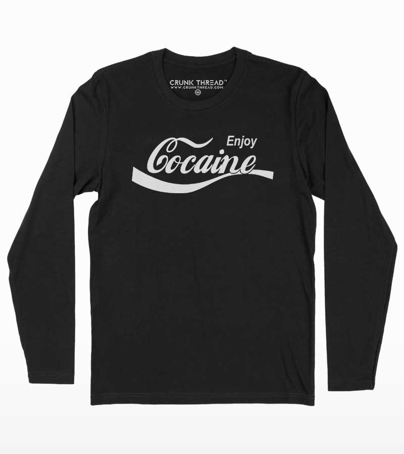 Enjoy Cocaine Full Sleeve T-shirt - Crunk Thread