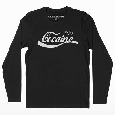 Enjoy Cocaine Full Sleeve T-shirt - Crunk Thread