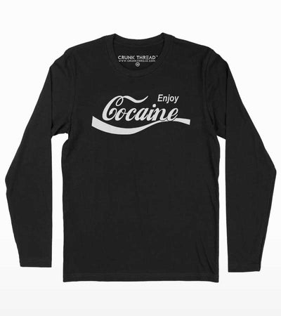 Enjoy Cocaine Full Sleeve T-shirt - Crunk Thread