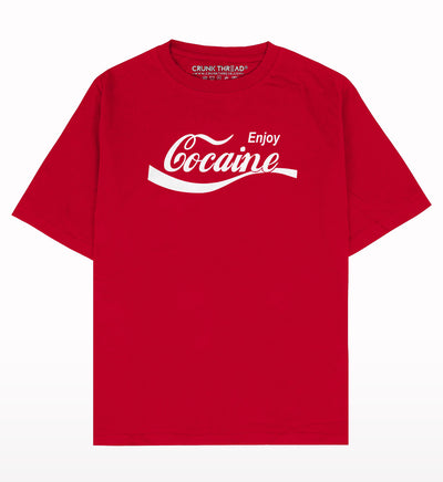 Enjoy Cocaine Oversized T-shirt - Crunk Thread
