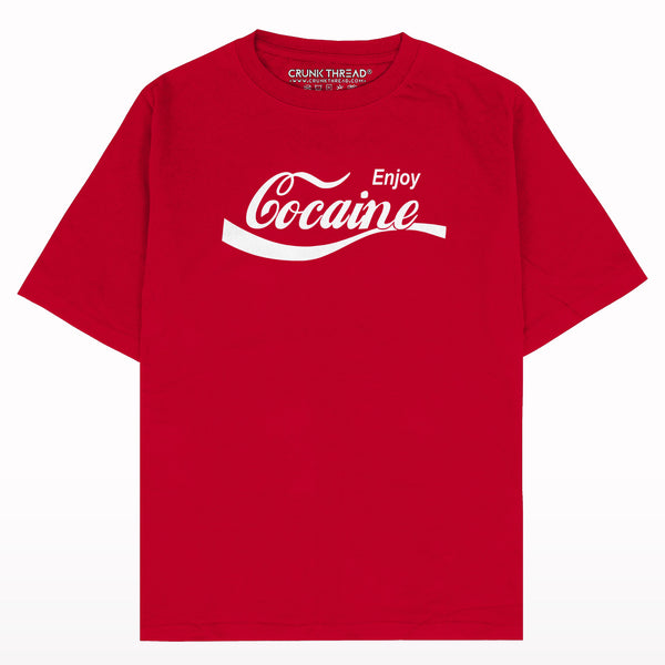 Enjoy Cocaine Oversized T-shirt - Crunk Thread