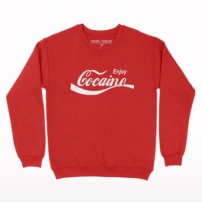 Enjoy Cocaine Sweatshirt - Crunk Thread