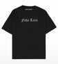 Fake Love Oversized Drop Shoulder T-shirt Front-Back Print T-shirt