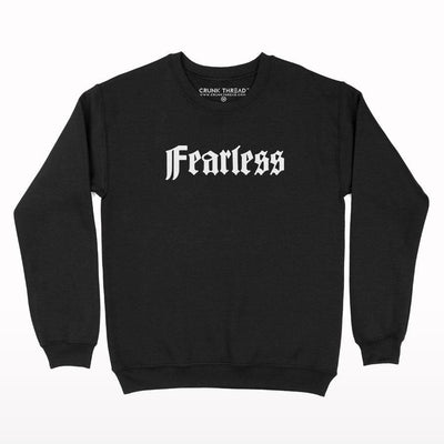 Fearless Front-Back Printed Sweatshirt - Crunk Thread
