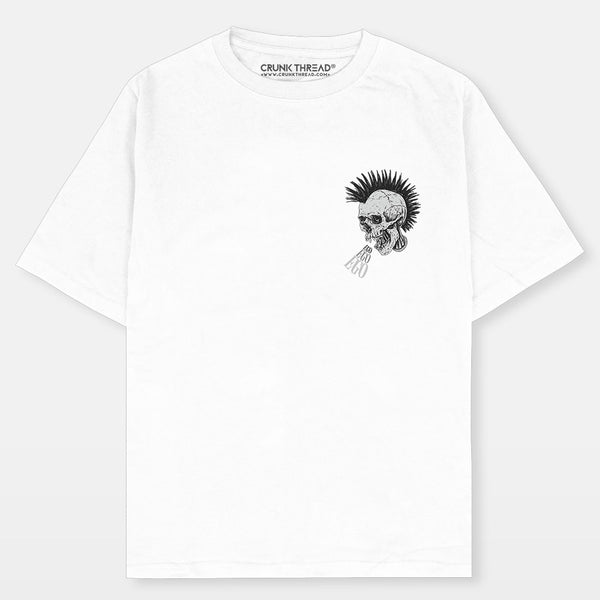 Punk Feed Your Brain Not Your Ego Oversized T-shirt - Crunk Thread