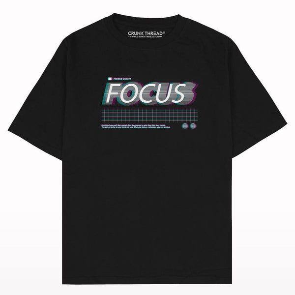 Focus Oversized T-shirt - Crunk Thread