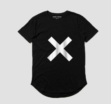 Free Style Mode On Back-Front Printed Men's Longline T-shirt - Crunk Thread