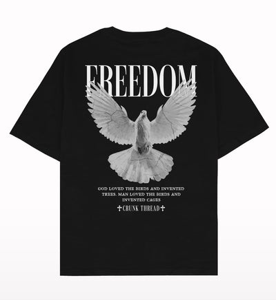Freedom Pigeon Oversized T-shirt - Crunk Thread