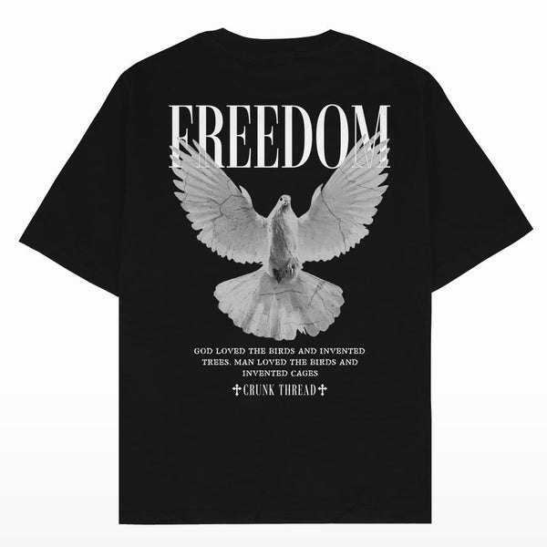 Freedom Pigeon Oversized T-shirt - Crunk Thread