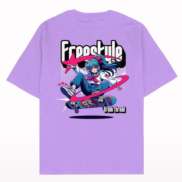 Freestyle Y2k Oversized T-shirt - Crunk Thread